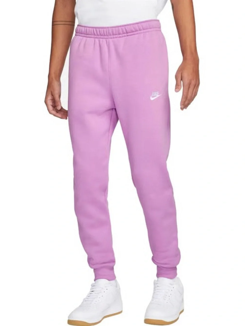 Nike Unisex Club Fleece Jogger Sweatpants Pink Purple Small